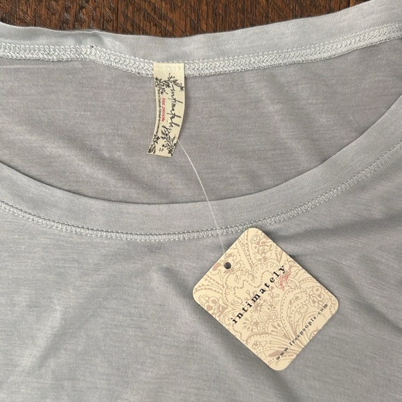 New FREE PEOPLE Intimately - Three, Two, One Layering Top in Moonrock - Picture 3 of 7